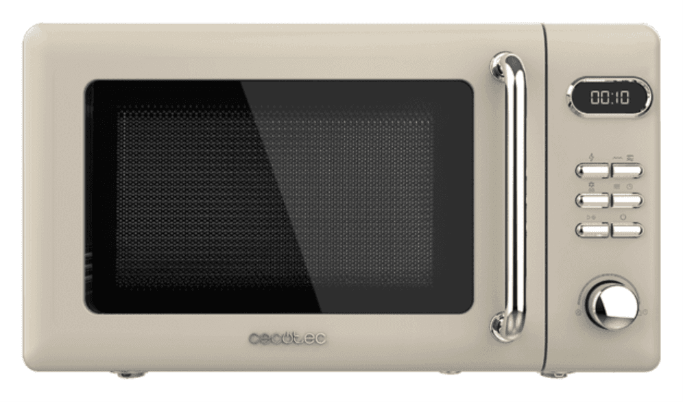 Cecotec 01714 microondas Beige Microondas con grill Encimera 20 L 700 W