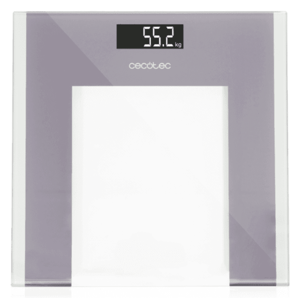Cecotec Surface Precision Healthy Plaza Gris, Transparente, Blanco Báscula personal electrónica