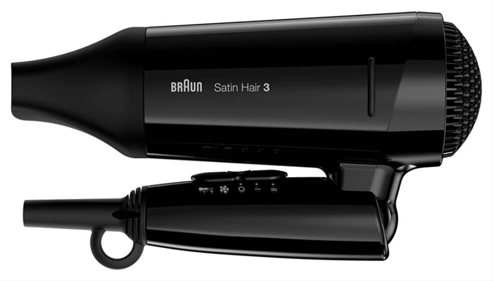 Braun Satin Hair 3 Style&Go secador 1600 W Negro