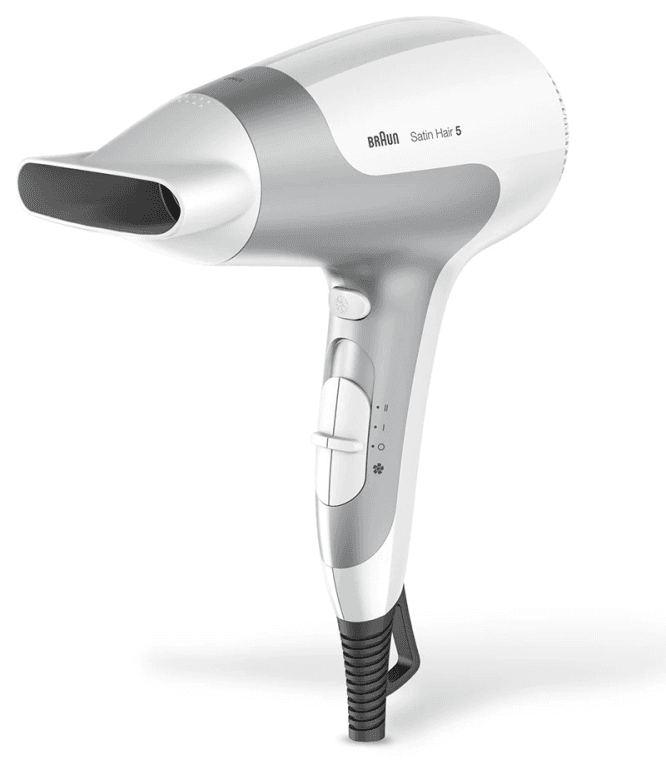 Braun HD580 secador 2500 W Plata, Blanco