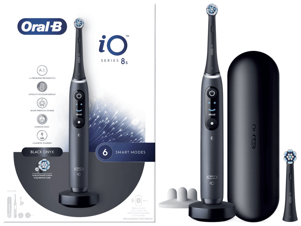 Oral-B iO 8S Adulto Cepillo dental vibratorio Negro