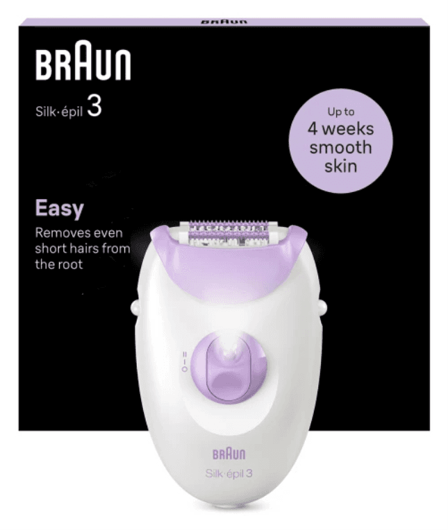 Braun Silk-épil 3 3-000 20 pinzas Púrpura, Blanco