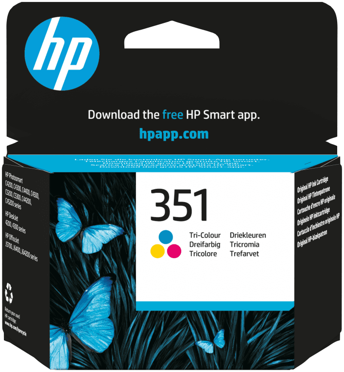 HP Cartucho de tinta original 351 Tri-color