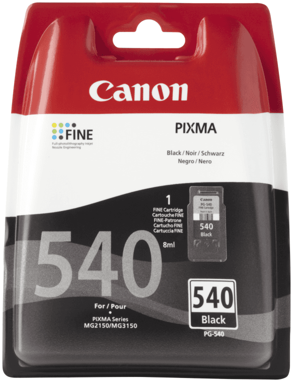 Canon PG-540 cartucho de tinta 1 pieza(s) Original Rendimiento estándar Foto negro