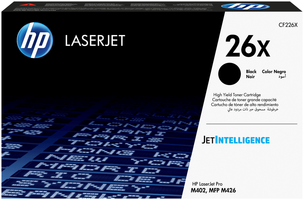 HP Cartucho de tóner original LaserJet 26X de alta capacidad negro