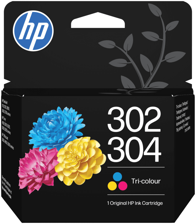 HP Cartucho de Tinta Original 302/304 tricolor