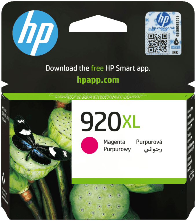 HP Cartucho de tinta original 920XL de alta capacidad magenta