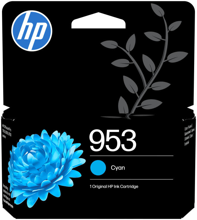 HP Cartucho de tinta Original 953 cian