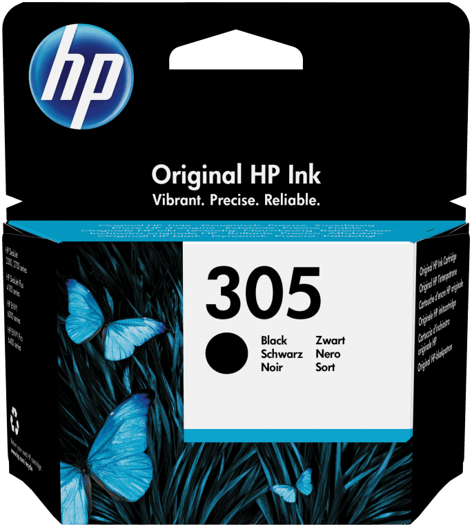 HP Cartucho de tinta Original 305 negro