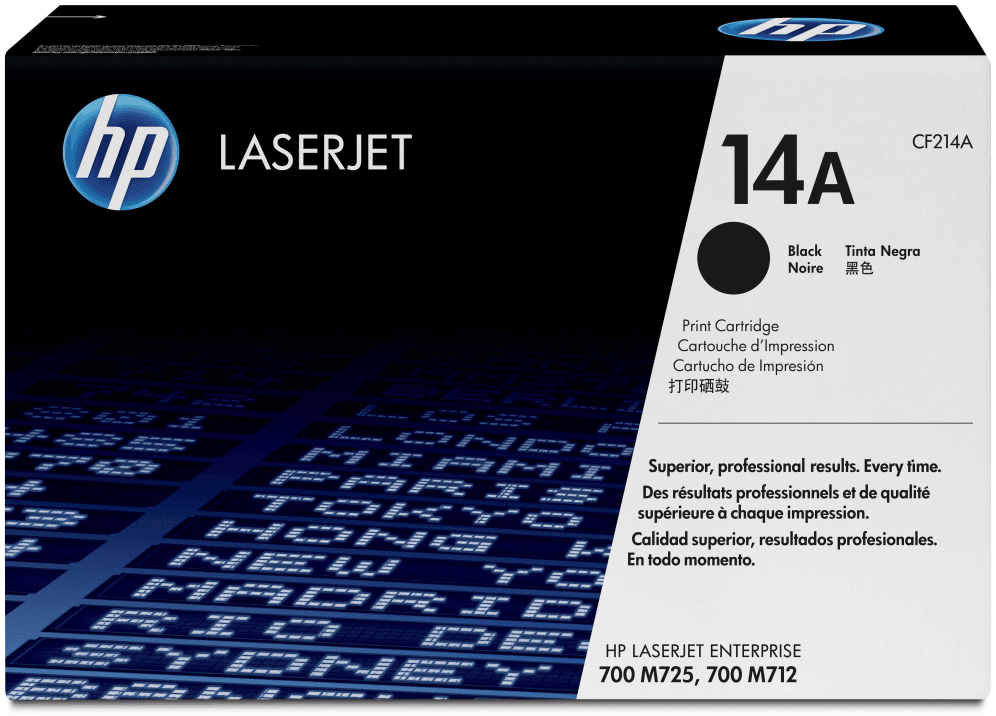 HP Cartucho de tóner original LaserJet 14A negro