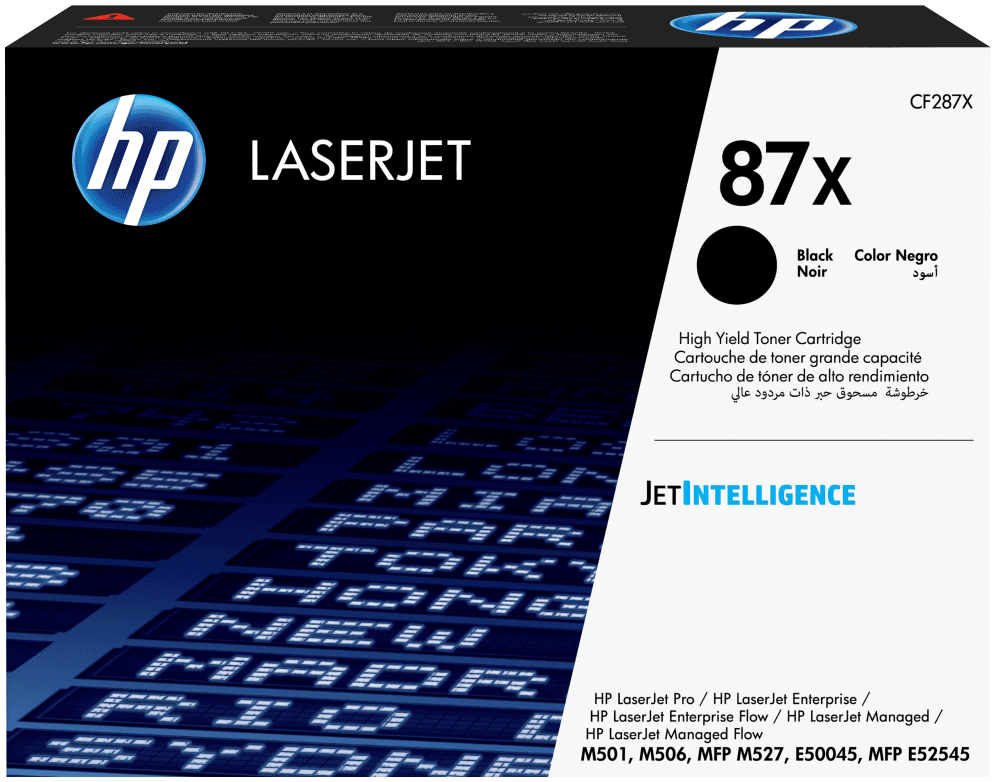 HP Cartucho de tóner original LaserJet 87X de alta capacidad negro