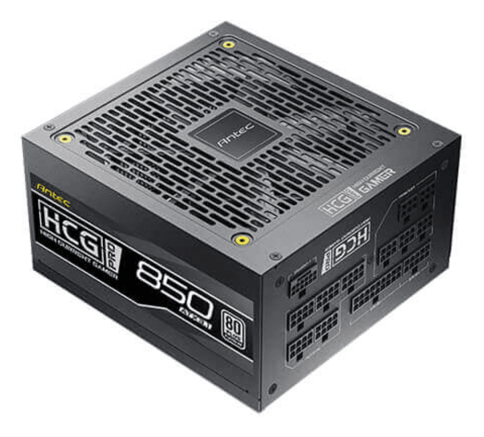 Antec HIGH CURRENT GAMER HCG850 PRO Platinum ATX 3.1 unidad de fuente de alimentación 850 W 20+4 pin ATX Negro