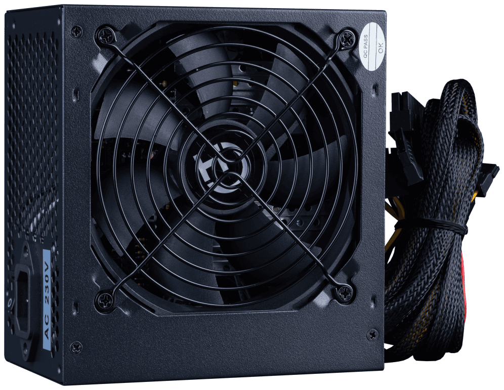 Hiditec PSX500 Bulk unidad de fuente de alimentación 500 W 20+4 pin ATX ATX Negro