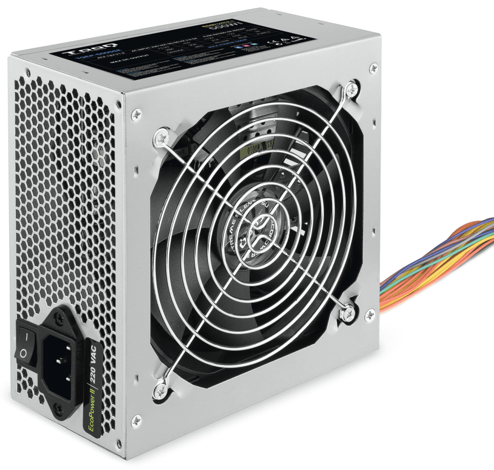 TooQ TQEP-500SSE unidad de fuente de alimentación 500 W 24-pin ATX ATX Plata