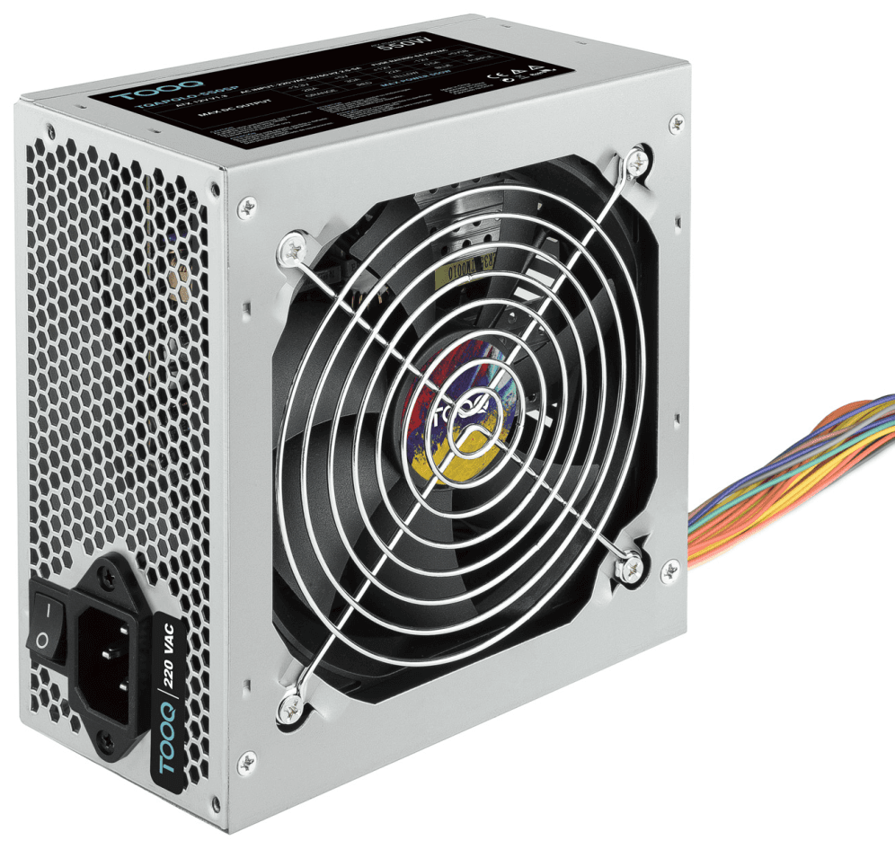 TooQ TQAPOLO-550SP unidad de fuente de alimentación 550 W 20+4 pin ATX ATX Plata