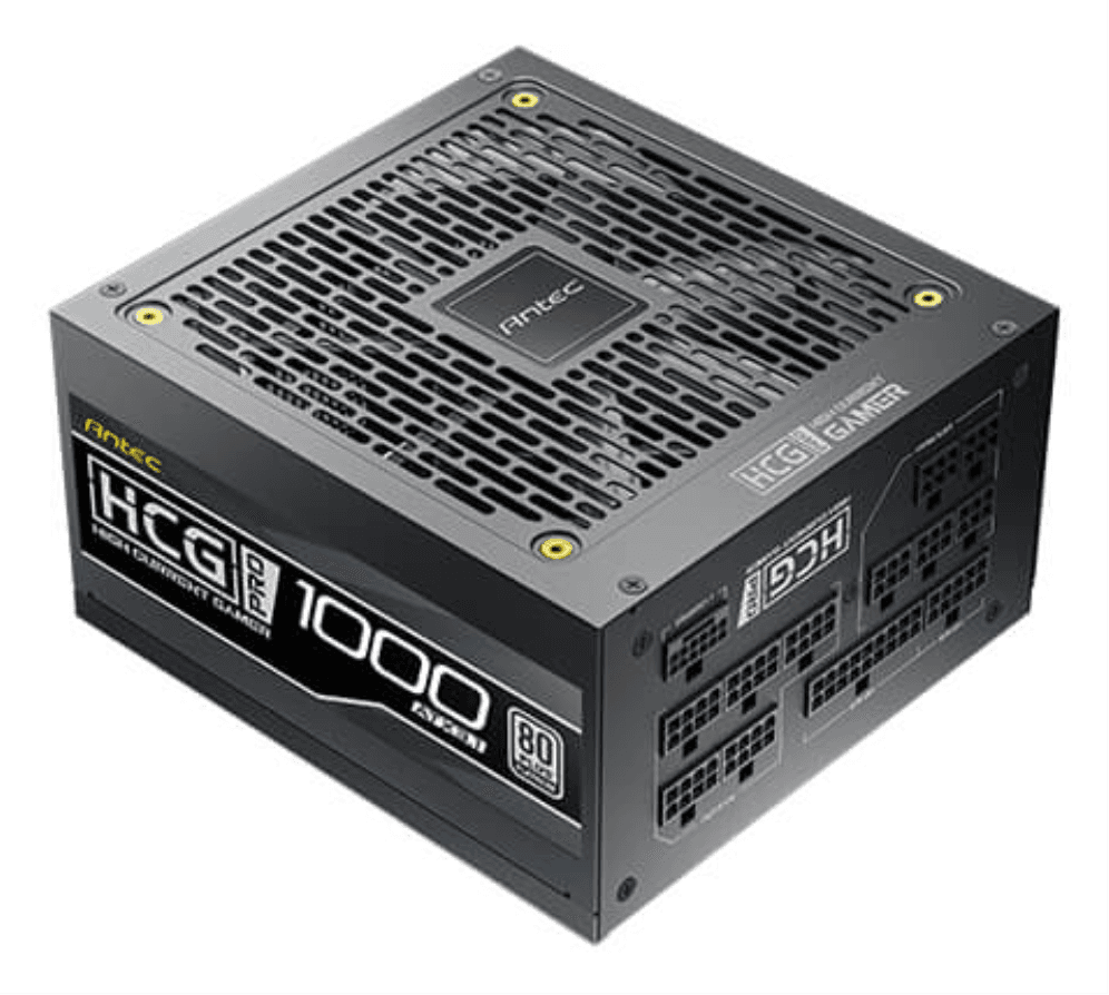 Antec HIGH CURRENT GAMER HCG1000 PRO Platinum ATX 3.1 unidad de fuente de alimentación 1000 W 20+4 pin ATX Negro