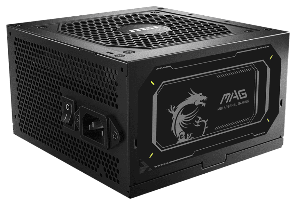 MSI MAG A750GL PCIE5 II unidad de fuente de alimentación 750 W 20+4 pin ATX ATX Negro