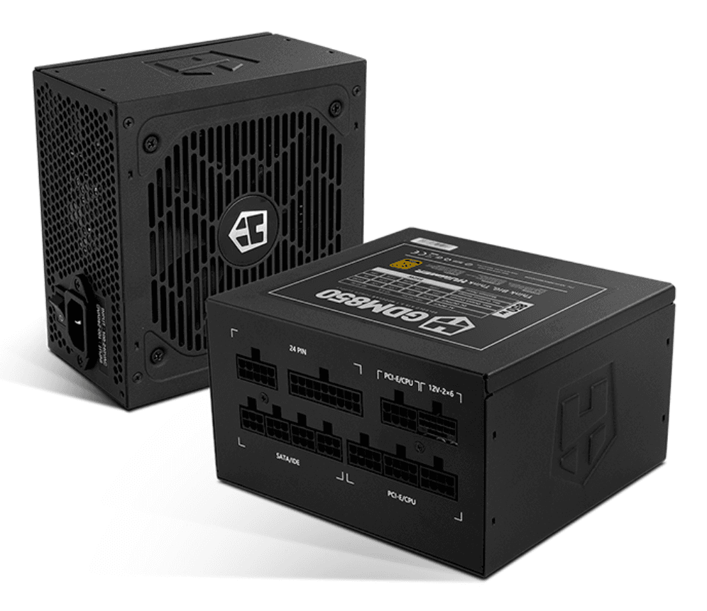 NOX Hummer GDM 850W GOLD unidad de fuente de alimentación 20+4 pin ATX ATX Negro