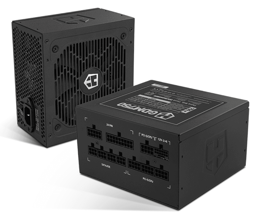 NOX Hummer GDM 750W GOLD unidad de fuente de alimentación 20+4 pin ATX ATX Negro