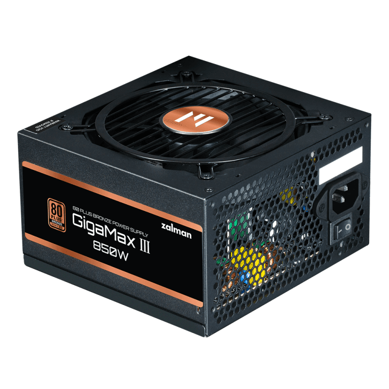 Zalman GigaMax III unidad de fuente de alimentación 850 W ATX Negro