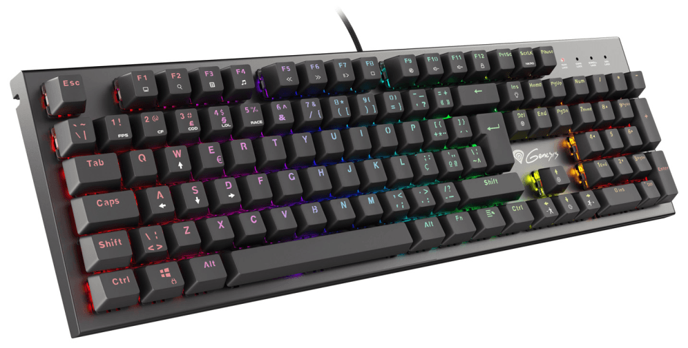 GENESIS THOR 300 teclado Juego USB QWERTY Portugués Negro