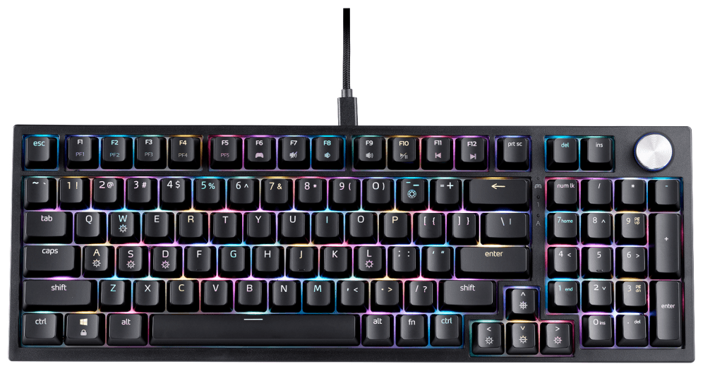 XPG SORCERER teclado Juego USB Español Negro