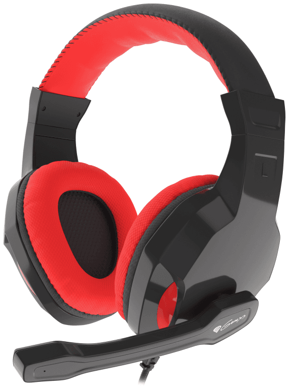 GENESIS Argon 110 Auriculares Alámbrico Diadema Juego Negro, Rojo