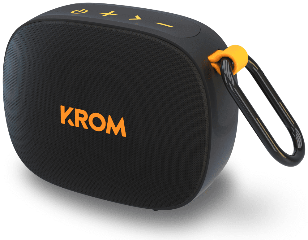 Krom NXKROMGROOVY altavoz portátil o de fiesta Altavoz monofónico portátil Negro, Naranja 5 W