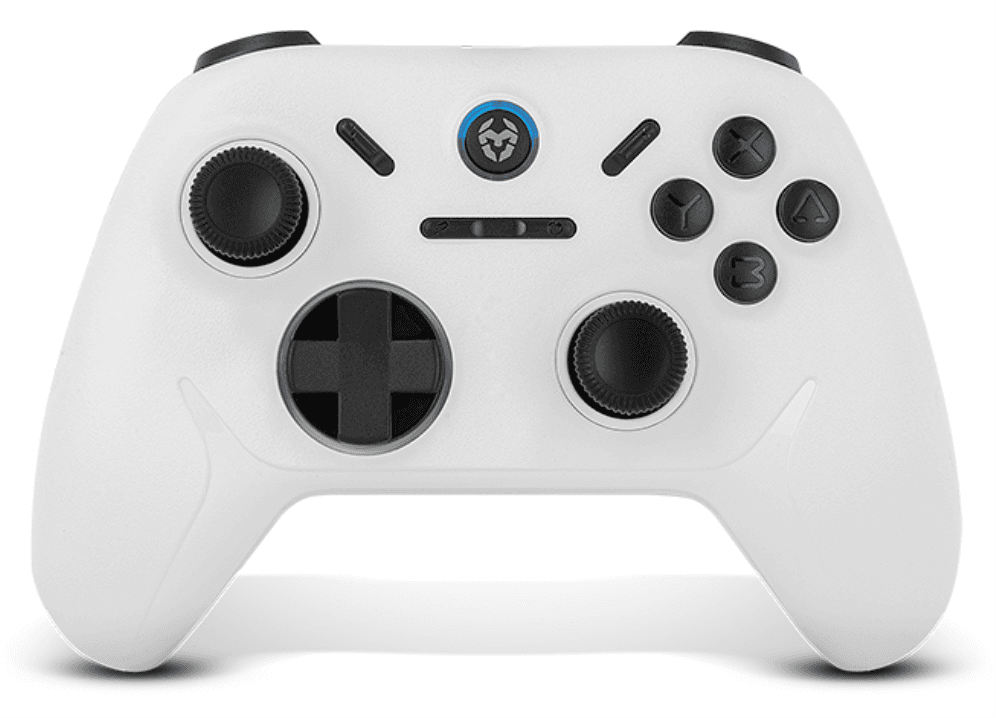 Krom Kadoer Blanco Bluetooth/USB Gamepad Analógico/Digital Android, Nintendo Switch, Nintendo Switch 2, PC, iOS