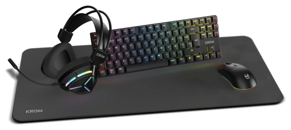Krom Klass - Pack 4 en 1 RGB Negro