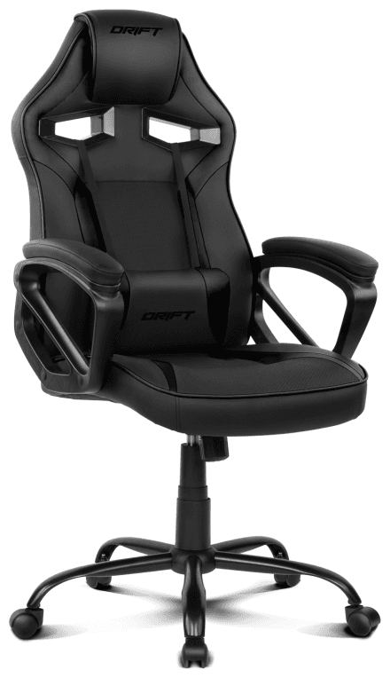 DRIFT DR50 Silla para videojuegos de PC Asiento acolchado tapizado Negro