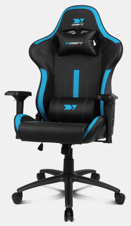 DRIFT DR350 Butaca para jugar Asiento acolchado Negro, Azul