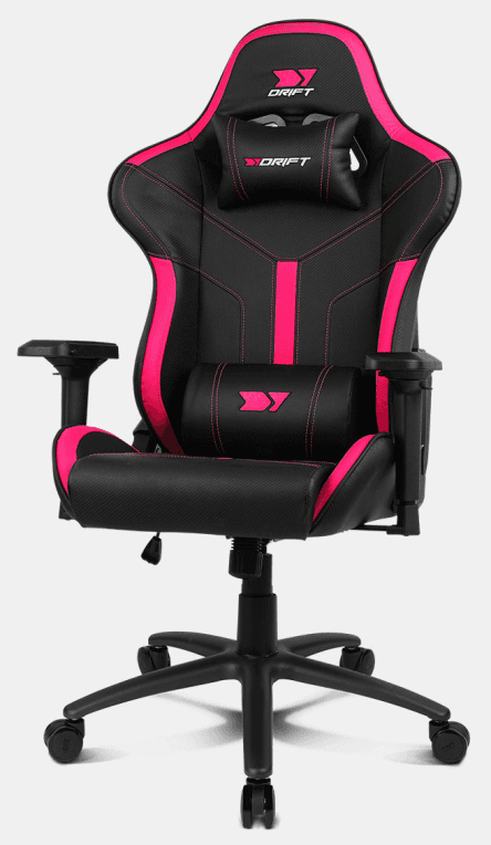 DRIFT DR350 Butaca para jugar Asiento acolchado Negro, Rosa