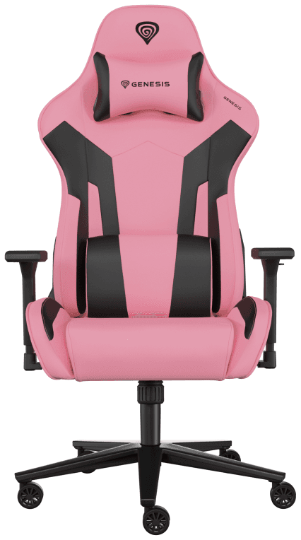 GENESIS Nitro 720 Silla para videojuegos de PC Asiento inflable Negro, Rosa