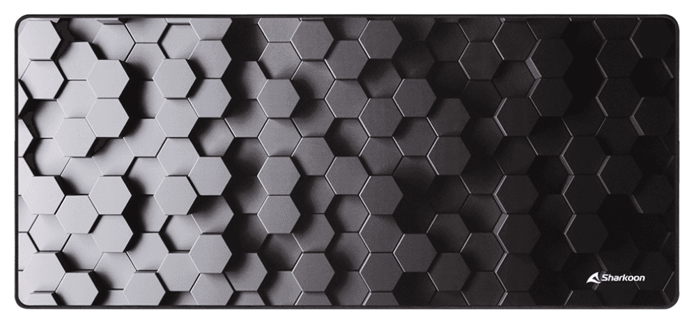 Sharkoon SKILLER SGP30 Alfombrilla de ratón para juegos Negro, Gris