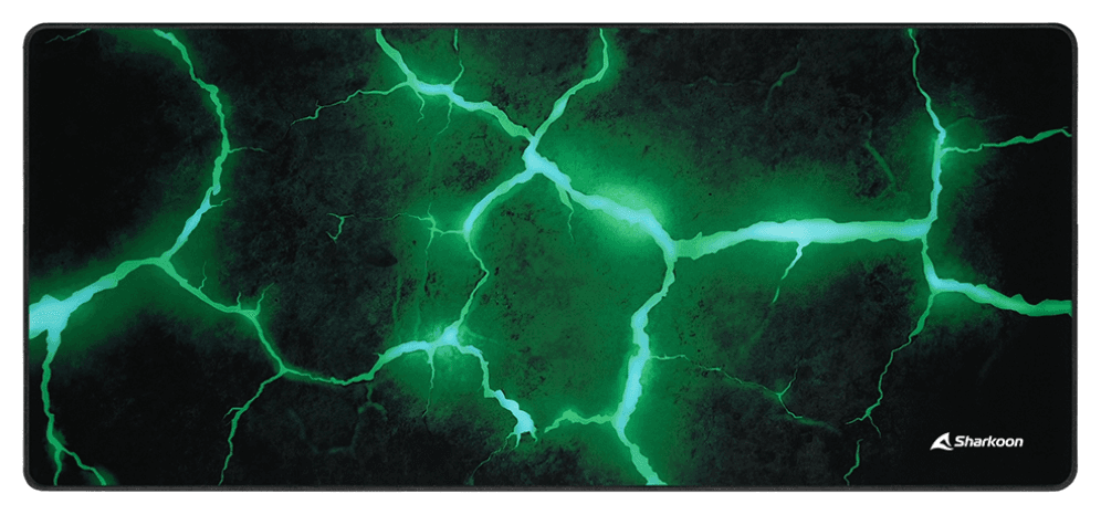Sharkoon SKILLER SGP30 Alfombrilla de ratón para juegos Negro, Verde