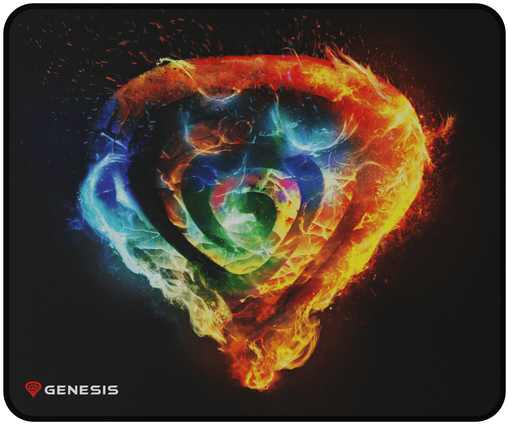 GENESIS Carbon 500 M Fire G2 Alfombrilla de ratón para juegos Multicolor