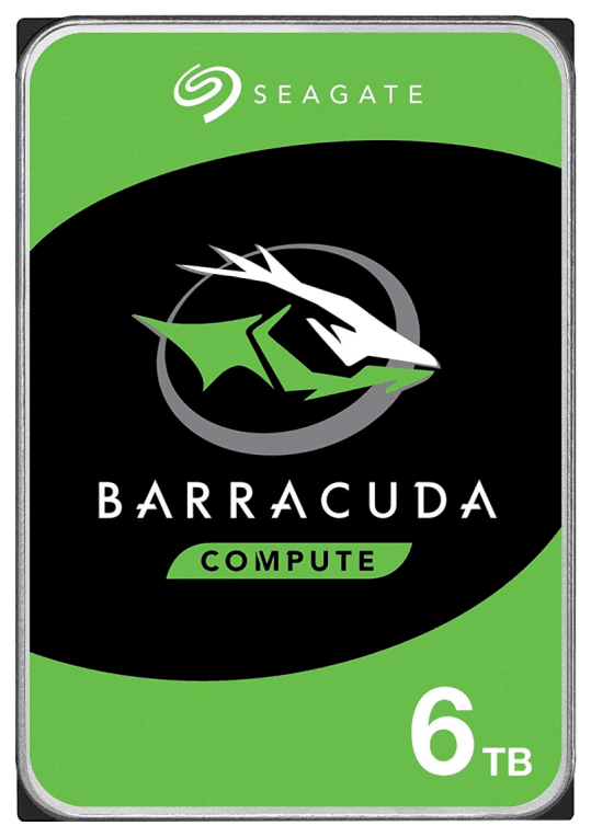 Seagate Barracuda 6TB disco duro interno 5400 RPM 256 MB 3.5" Serial ATA III