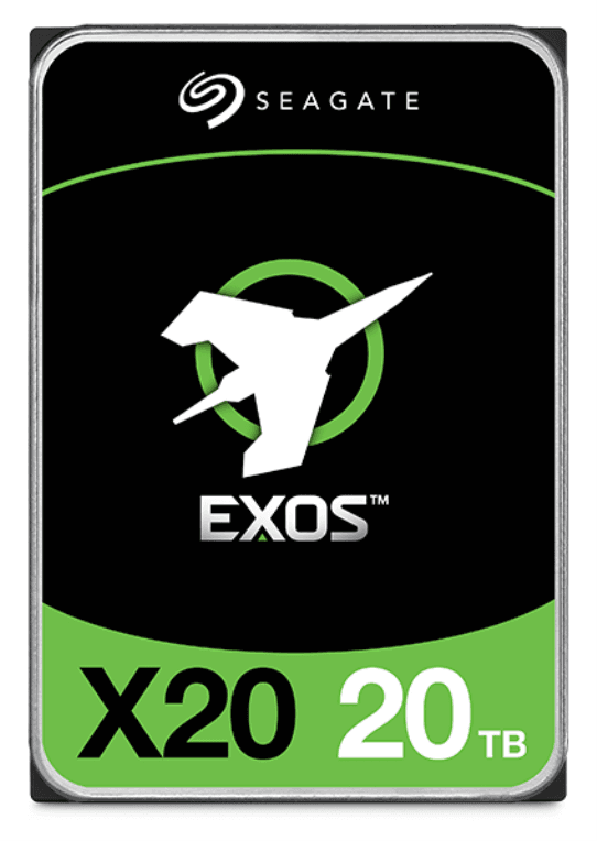 Seagate Enterprise Exos X20 disco duro interno 20 TB 7200 RPM 3.5" Serial ATA III