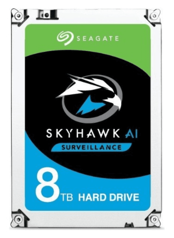 Seagate SkyHawk AI disco duro interno 8 TB 7200 RPM 256 MB 3.5" Serial ATA III