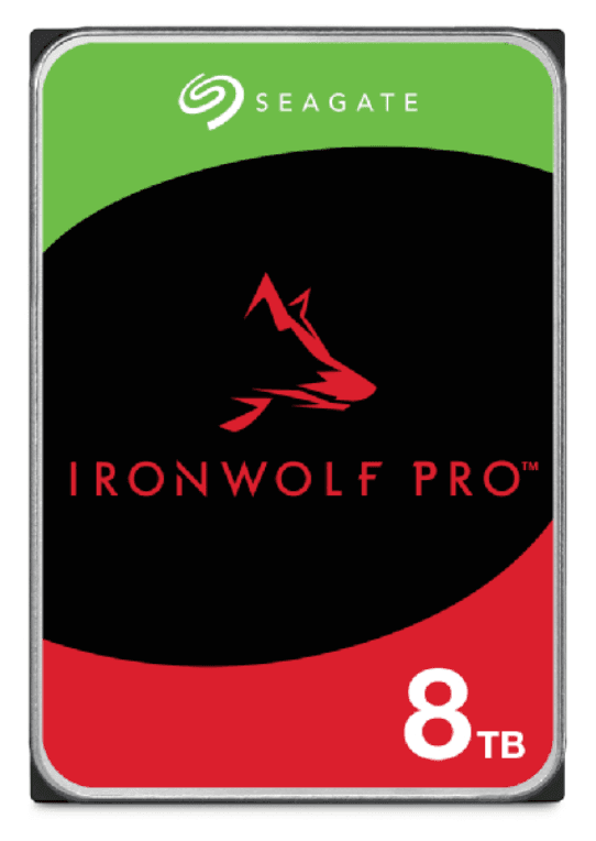Seagate IronWolf Pro ST8000NT001 disco duro interno 8 TB 7200 RPM 256 MB 3.5" Serial ATA III