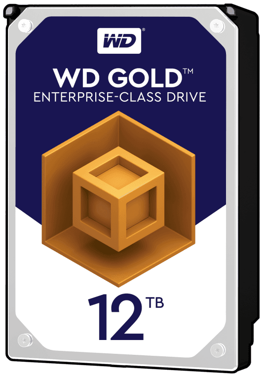 Western Digital Gold disco duro interno 12 TB 7200 RPM 256 MB 3.5" Serial ATA III