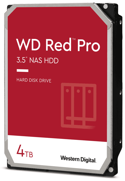 Western Digital RED PRO 4 TB disco duro interno 7200 RPM 256 MB 3.5" Serial ATA III