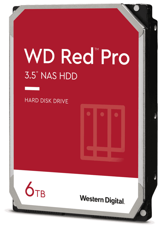 Western Digital RED PRO 6 TB disco duro interno 7200 RPM 256 MB 3.5" Serial ATA III