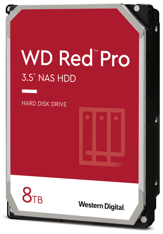 Western Digital Red Pro disco duro interno 8 TB 7200 RPM 256 MB 3.5" Serial ATA III