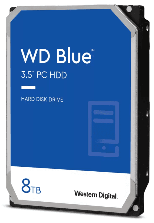 Western Digital Blue disco duro interno 8 TB 5640 RPM 128 MB 3.5" Serial ATA III