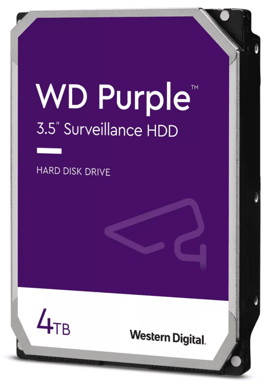 Western Digital Purple disco duro interno 4 TB 5400 RPM 256 MB 3.5" Serial ATA III
