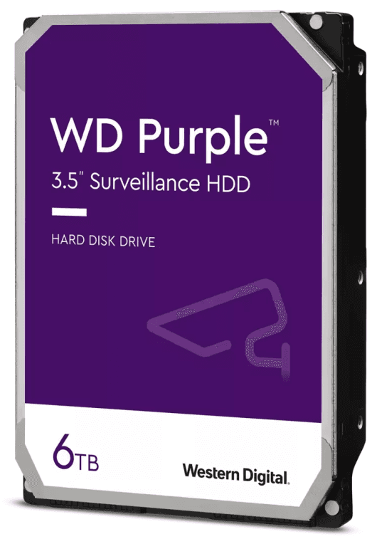 Western Digital Purple disco duro interno 6 TB 5400 RPM 256 MB 3.5" Serial ATA III