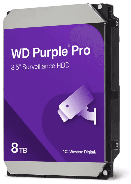 Western Digital Purple Pro Smart Video HDD 8TB disco duro interno 7200 RPM 3.5" SATA