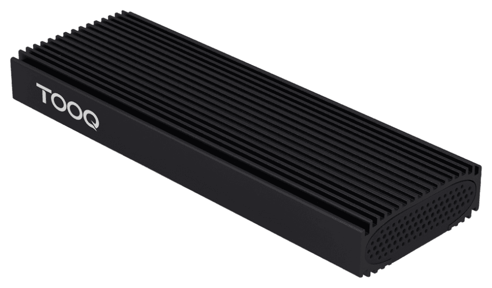 TooQ Caja Externa para SSD M.2 NVMe PICe, Negra